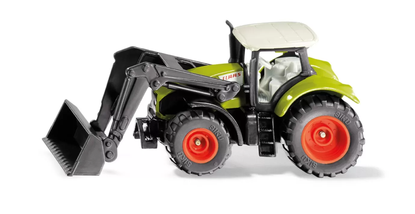 Tractoren>Siku Claas Axion met frontlader