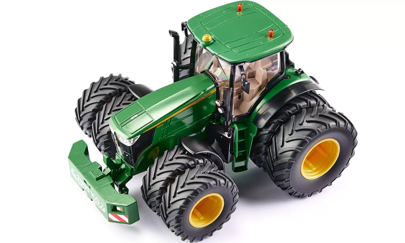 Tractoren>Siku John Deere 7290R met dubbele banden, Bluetooth app-bediening en afstandsbedieningsmodule